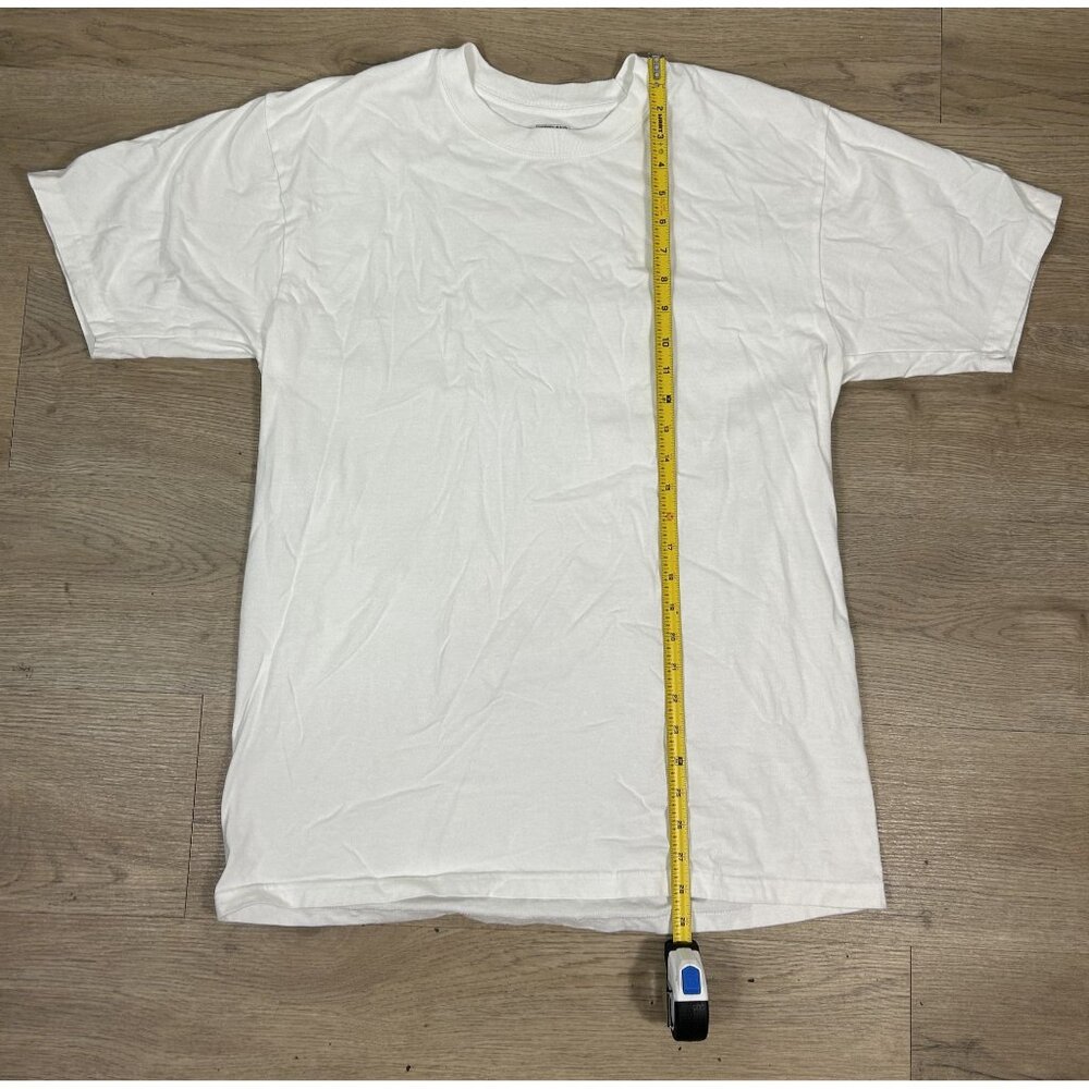 Kirkland Signature White Plain T-Shirt Size L